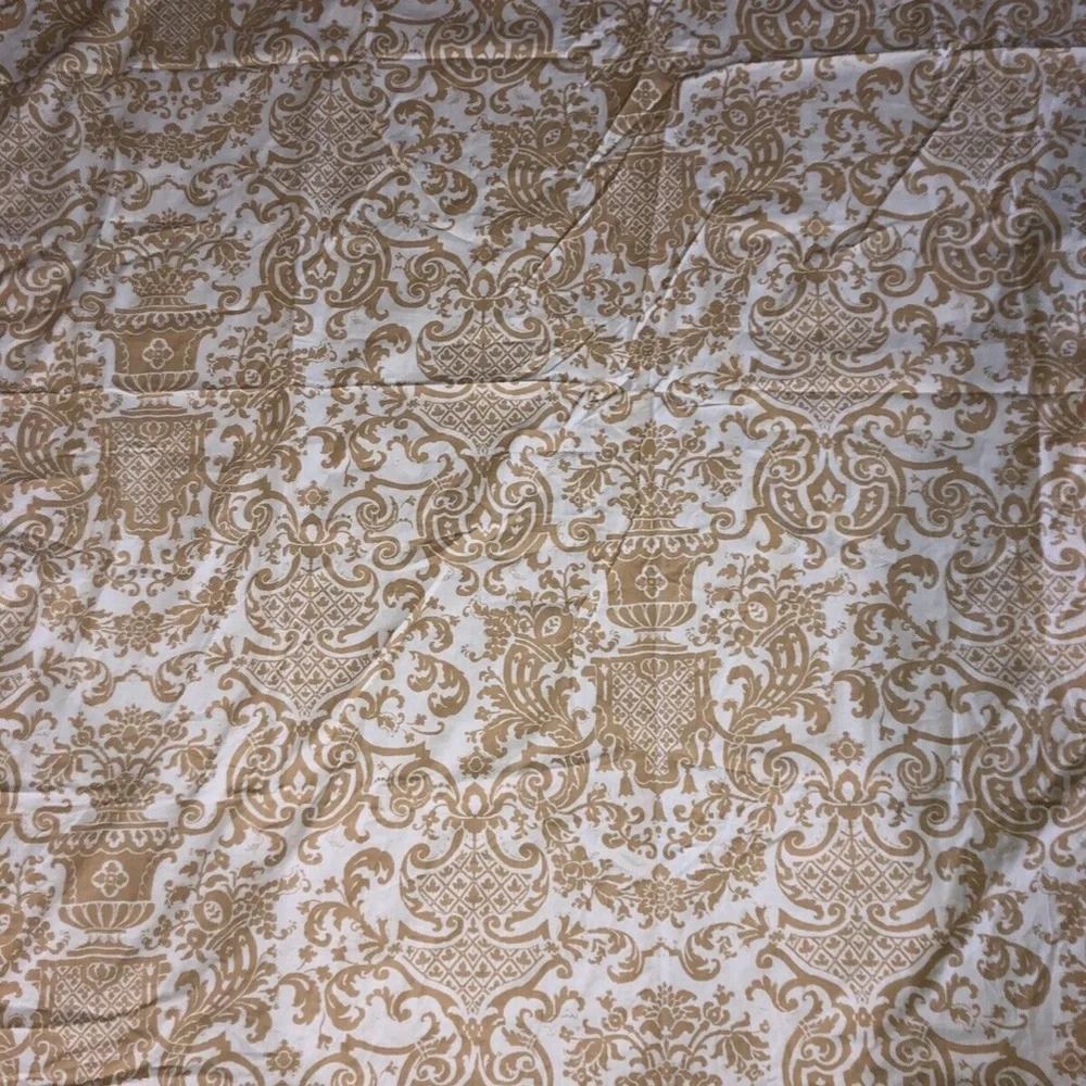 Croscill Medic Wheat  2 Shower Curtains 70x72 100% Cotton home decor set